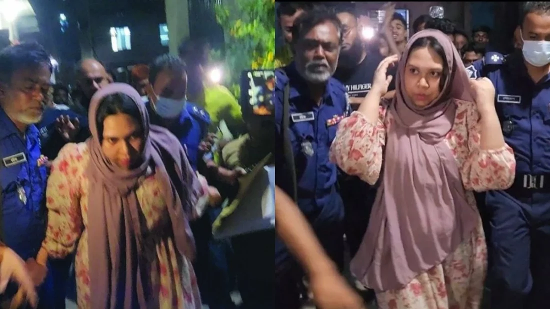 আওয়ামী লীগ নেত্রী তুশি গ্রেপ্তার, দিলেন ‘জয় বাংলা জয় বঙ্গবন্ধু’ স্লোগান